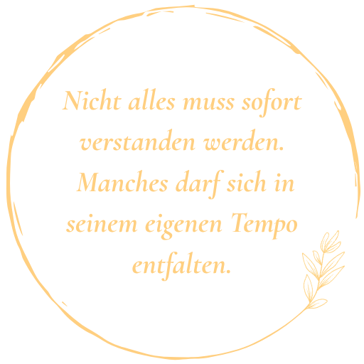 Nicht alles sofort